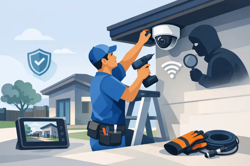 How to Install Outdoor Security Cameras Safely